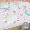 Big Dot of Happiness Scoop Up The Fun - Ice Cream - Sprinkles Party Paper Charger and Table Decorations - Chargerific Kit - Place Setting for 8 - 2 of 4