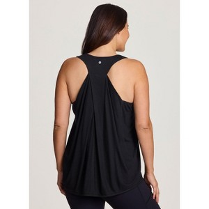 RBX Active Women's Super Soft Relaxed Fit Twist Racerback Tunic Tank Top - 1 of 4