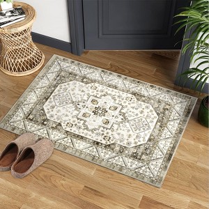 Short Pile Area Rugs for Living Room Carpets Boho Washable Large Rugs for Bedroom Modern Vintage Classic Lounge Rug - 1 of 4