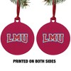 Loyola Marymount University Primary Logo Aluminum Holiday Christmas Tree Ornament - 2 of 4