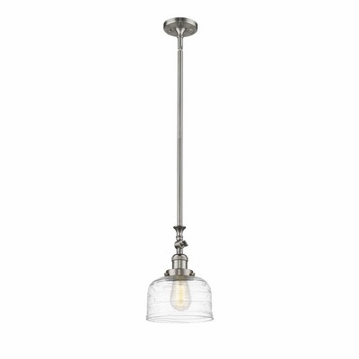 Bell - 1 Light Stem Hung Tiltable Mini Pendant In Industrial Style-14 Inches Tall and 8 Inches Wide