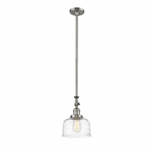 Bell - 1 Light Stem Hung Tiltable Mini Pendant In Industrial Style-14 Inches Tall and 8 Inches Wide - 1 of 1