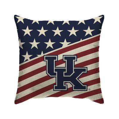 NCAA Kentucky Wildcats Americana Decorative Throw Pillow