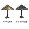 Chloe Lighting INNES Tiffany-style Blackish Bronze 2 Light Table Lamp 16Inch Shade - 3 of 4