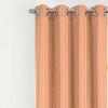 RT Designer Collection Gibson Luxurious Decorative Grommet Curtain Panel 54" x 90" Peach - 3 of 4