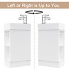 Dexmalle Stripe Pattern Bathroom Vanity with Sink and Two-tier Shelf - 4 of 4