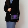 MKF Collection Sophisticated Vanta Croc-Embossed Saddle Crossbody  Bag by Mia K - 4 of 4