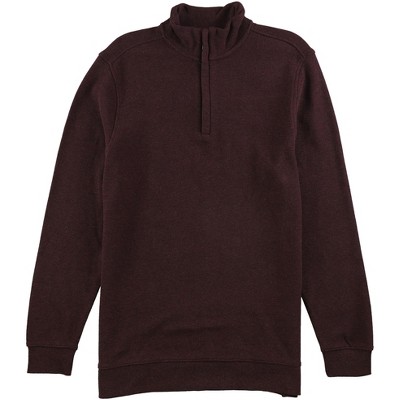 Tasso Elba Mens Quarter-Zip Pullover Sweater