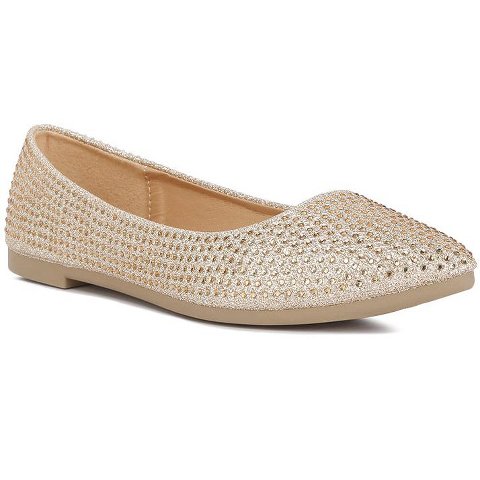 Обувь London Rag Womens Denki Studded Ballerina Flats 7
