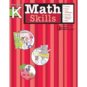Math Skills, Kindergarten - (Flash Kids Harcourt Family Learning) by  Flash Kids (Paperback) - 1 of 1