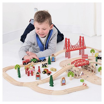 bigjigs road and rail set