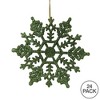Vickerman Glitter Snowflake Ornament - 2 of 2