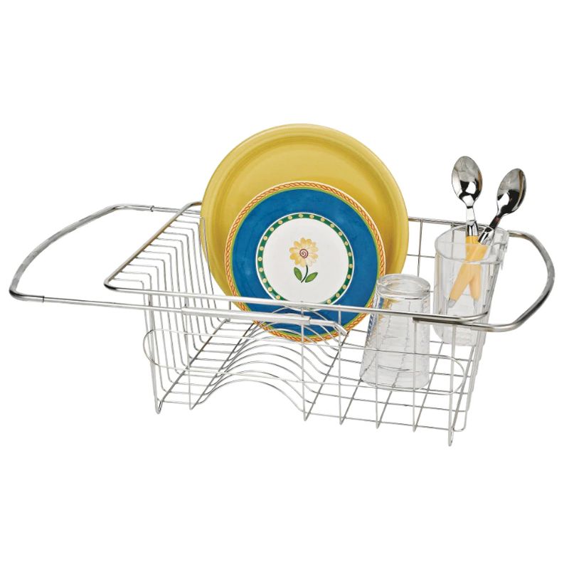 Better Houseware Stainless Steel Adjustable Over-the-Sink Dish Drainer, 3 of 6