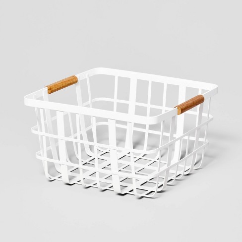 Wire Basket for Storage Pantry, 6 Pack Extra Large Metal Wire