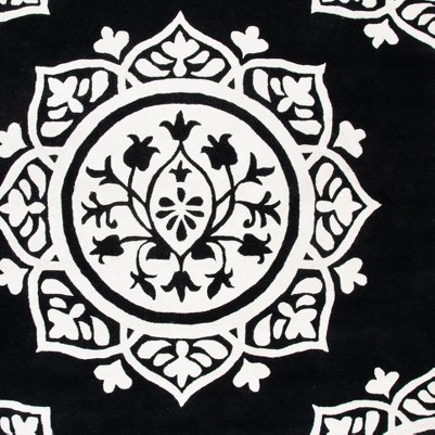 black/ivory