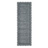 Modern Washable Area Rug, Scalloped Throw Carpet with Non Slip Backing, Low Pile Stain Resistant Floor Carpet for Living Room - 2 of 4