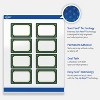 Avery Labels, 2" x 3", Gold-Green Border, Glossy, 80ct - 3 of 4