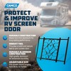 Camco Aluminum Deluxe Screen Door Grille Adjustable Up To 20 to 32 Inches Durable and Stylish Protection for Your Camper/RV, Black - 2 of 4
