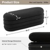 Gericco 49.2" Storage Ottoman Bench Upholstered Fabric Storage Bench for Bedroom End of Bed Aesthetic Large Oval Storage Ottoman - 2 of 4