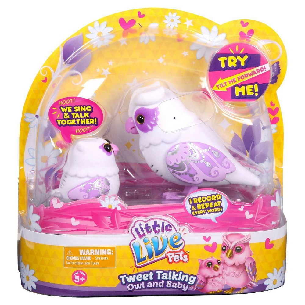 UPC 630996280683 product image for Little Live Pets Tweet Talking Owl and Baby - Graceling Family | upcitemdb.com