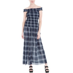 Max Studio London Womens Off-The-Shoulder Maxi Off-Shoulder Dress - 1 of 1
