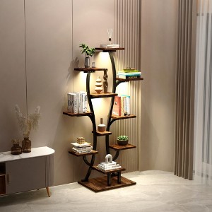 Hrinhom 31.5"W Vase-Shaped Plant Stand ,Metal Plant Stand Rack,Plant Shelf - 1 of 4