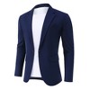 Clearlove Spring Autumn Men Blazer Casual Business Slim Fit Suit Jacket - 2 of 4