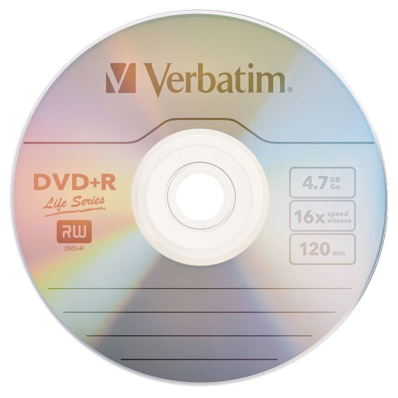 Verbatim® Life Series DVD+R Disc Spindle with Branded Surface, 2 of 5