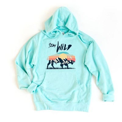 Simply Sage Market Women's Graphic Hoodie Stay Wild Buffalo
