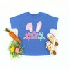 The Juniper Shop Bunny Ears With Flowers Toddler Short Sleeve Tee - 2 of 2