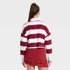 Women's Game Day Striped Cropped Long Sleeve Polo T-Shirt - JoyLab™ - 2 of 3