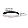 Allegra K Women's Detachable Elastic Rhinestones Heels Shoe Strap Band - 3 of 4