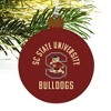 South Carolina State Bulldogs Wood Christmas Tree Holiday Ornament - 4 of 4