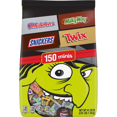Assorted Halloween Minis Variety Bag - 41.79oz/150ct