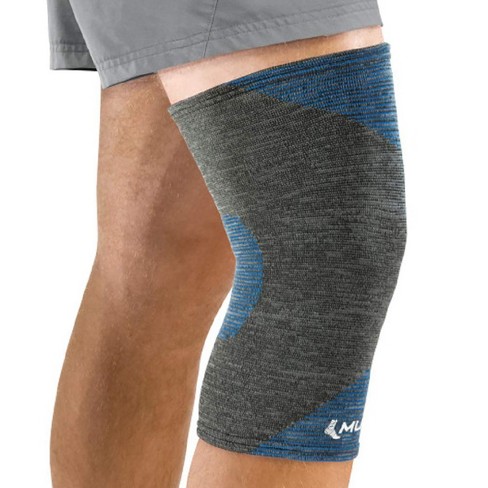Mueller Sports Medicine Thermo Reactive 4-way Stretch Knee Support -  Gray/blue : Target
