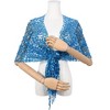 INSPIRE CHIC Women's Sequin Shawls and Wraps for Evening Dresses Fringed Sparkly Scarf 1Pc - 3 of 4