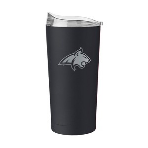 NCAA Montana State Bobcats 20oz Powder Coat Tumbler: Portable Drinkware, Steel & Plastic - 1 of 2