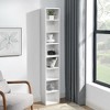 NicBex 8-Tier Corner Bookshelf,70.9 Inch Tall Corner Storage File Cabinet with Adjustable Shelves for Wall Corner,Home Office,Living Room,Bedroom - 2 of 3