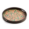 Shiraleah Holly Print 16" Round Tray - 2 of 4