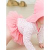 RuffleButts Baby/Toddler Girls UPF50+ Tulle Skirted One Piece Rash Guard - 4 of 4