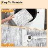 Machine Washable Low Pile Area Rug - Modern Abstract Non-Slip Accent Carpet for Dorm, Bedroom & Living Room - Fade & Stain Resistant - 3 of 4