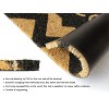 RugSmith Black Machine Tufted Herringbone Welcome  Doormat - 4 of 4