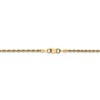 Black Bow Jewelry 2mm, 14k Yellow Gold, D/C Quadruple Rope Chain Anklet - 3 of 4