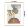 Amanti Art Composition lines and circles 2 by Vitor Costa Wood Framed Wall Art Print - 4 of 4