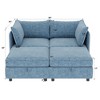 Christopher Knight Home Penny Versatile 68" Modular Storage Loveseat with Two Ottomans - 4 of 4