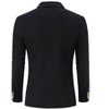 Men's Casual Blazer Linen Sport Coat Two Button Lightweight Jackets Business Daily Suit Cream - 4 of 4