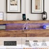 NicBex Queen/King Bed Frame,Wood Bed Frame with Storage LED Headboard and 2 USB,Large Under Bed Storage,Platform Bed No Box Spring Required - 4 of 4