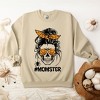 Simply Sage Market Women's Graphic Sweatshirt Momster Skull - 3 of 4