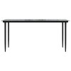 Dining Table Black Powder-coated steel Large Durable - 3 of 4