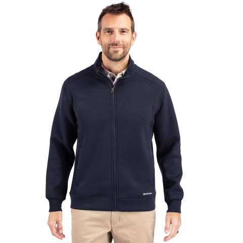 Cutter & Buck Roam Eco Recycled Full Zip Mens Jacket - Navy Blue - M
